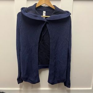 Ivivva girls navy‎ knit cardigan size 14